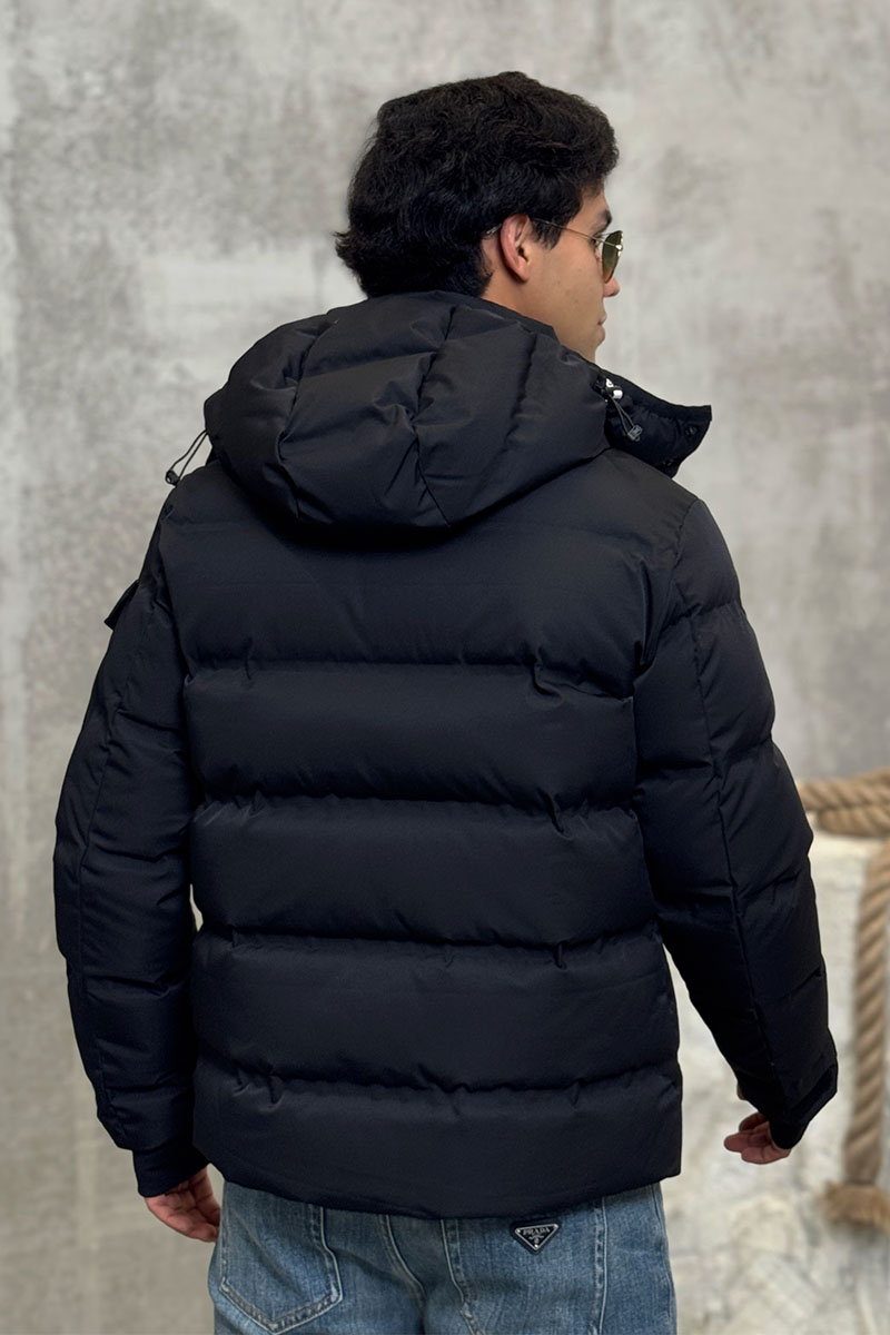 Moncler Мужской чёрный пуховик Grenoble Montgetech
