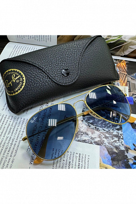 Солнцезащитные очки Aviator Large Metal - Blue