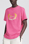 Мужская розовая футболка Ski Capsule