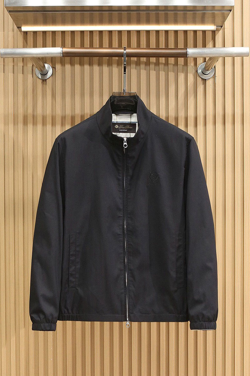 Loro Piana Мужская чёрная ветровка