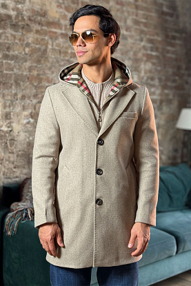 Мужское пальто London England - Beige
