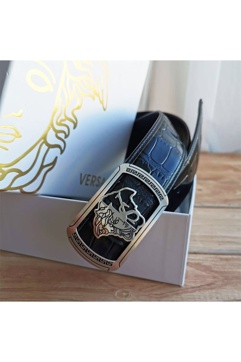 Versace Кожаный ремень Medusa (длина 105 / 110 см)