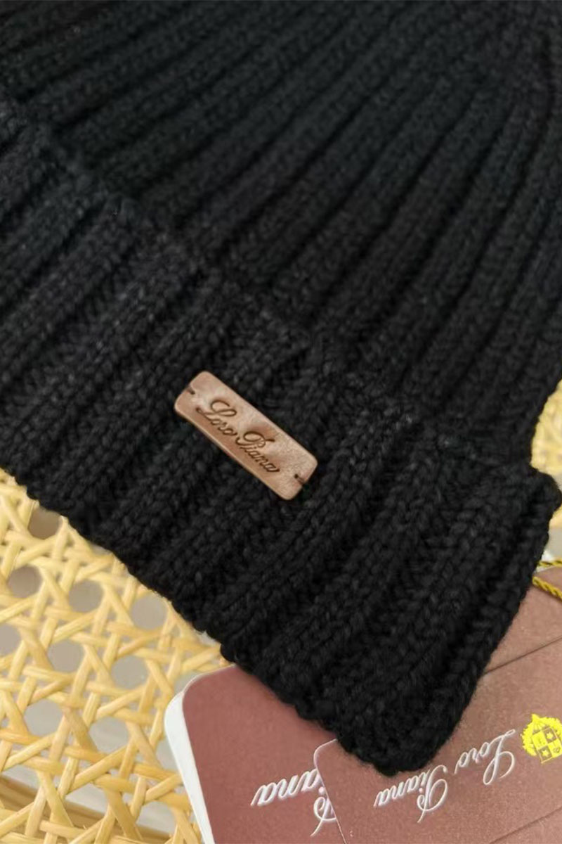 Loro Piana Мужская шапка Niseko Premium - Black