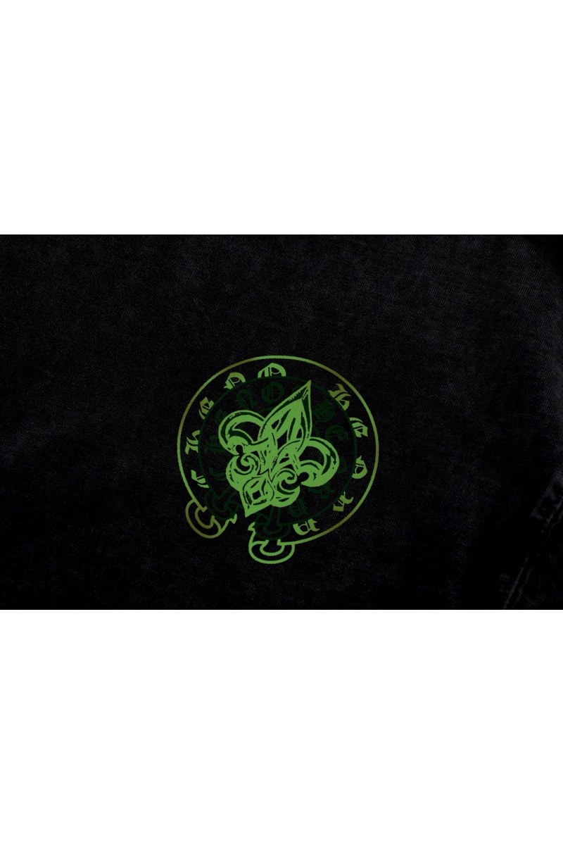 Designer Clothing Чёрная оверсайз футболка Gothic logo 