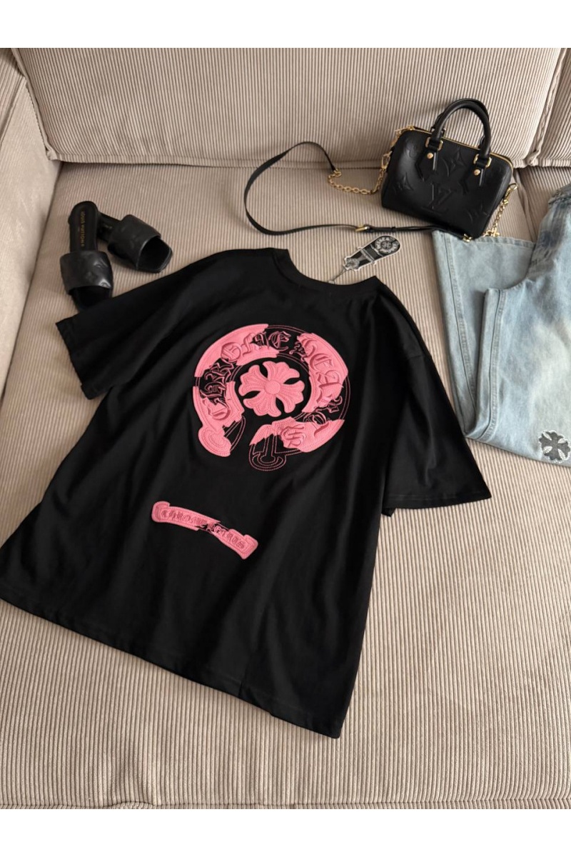 Chrome Hearts Женская оверсайз футболка premium