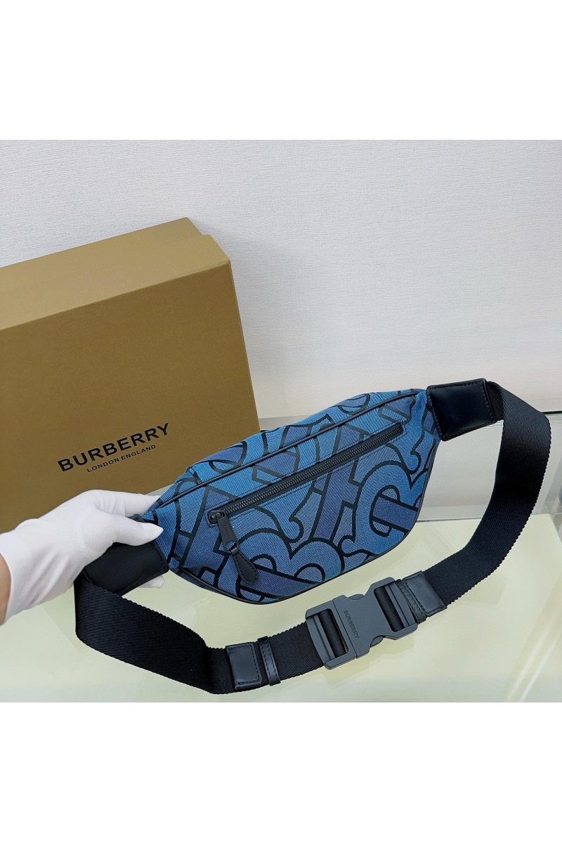 Burberry Текстильная сумка на пояс Sonny Premium 31x7x14 см