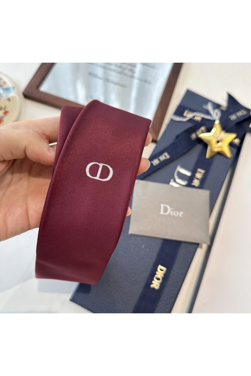 Dior Галстук logo-embroidered premium - Red
