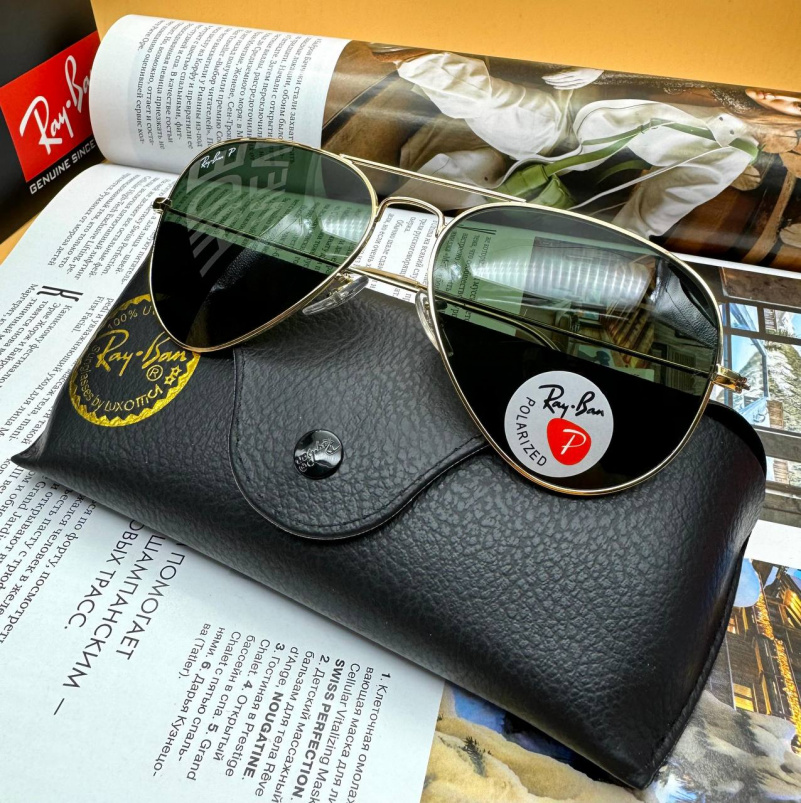 Ray Ban Солнцезащитные очки Aviator Large Metal