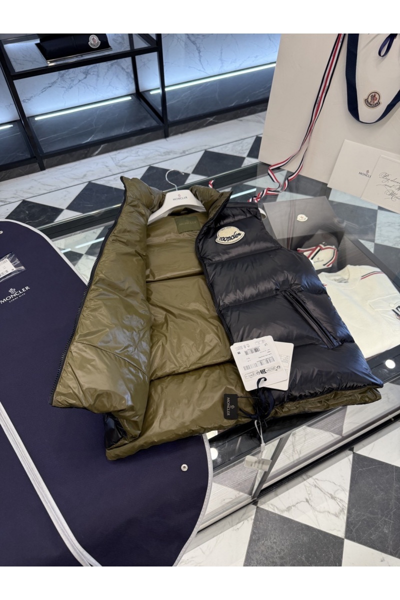 Moncler Мужской чёрный жилет Lipsi