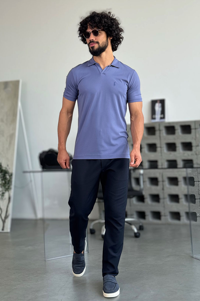 Polo Ralph Lauren Мужское синее поло 