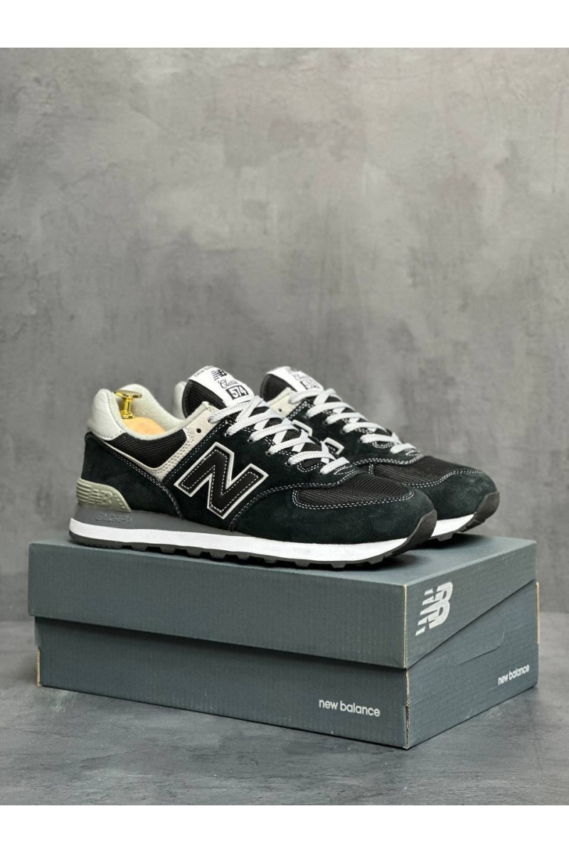 New Balance Кроссовки 574 "Triple Contrast Black"