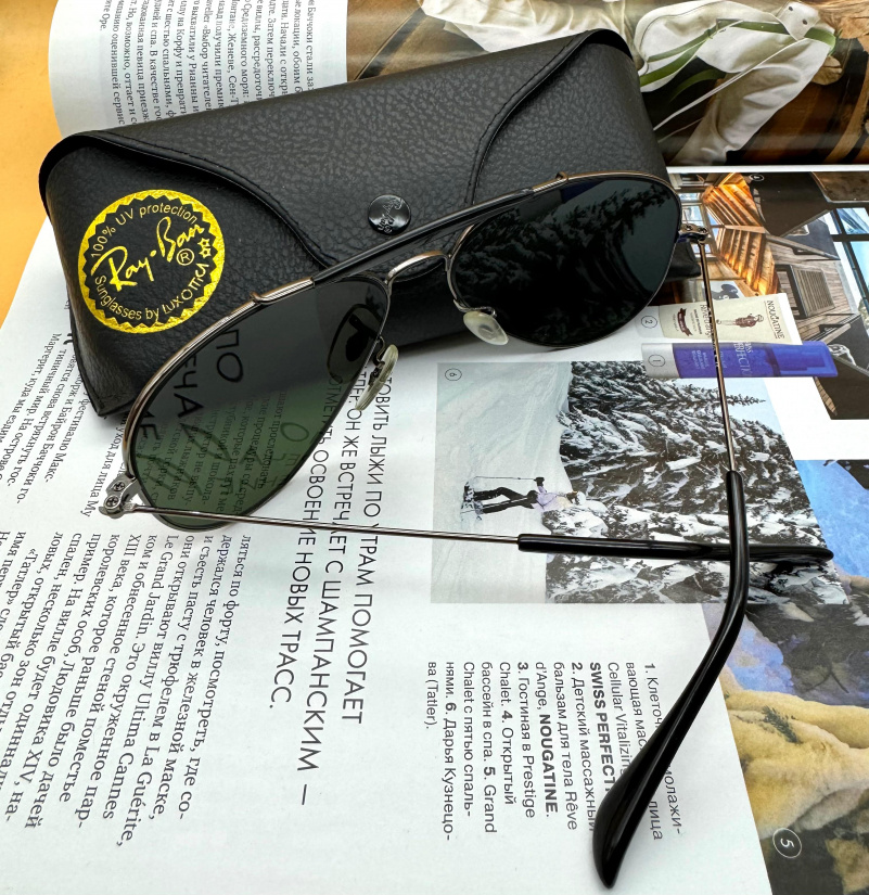 Ray Ban Солнцезащитные очки Outdorsman - Green / Silver
