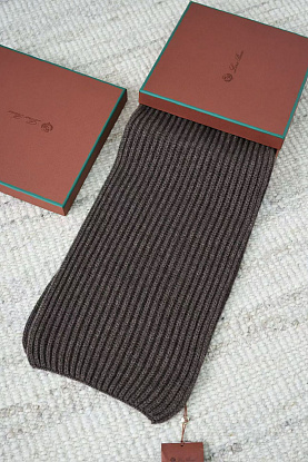 Кашемировый шарф premium - Light Tan