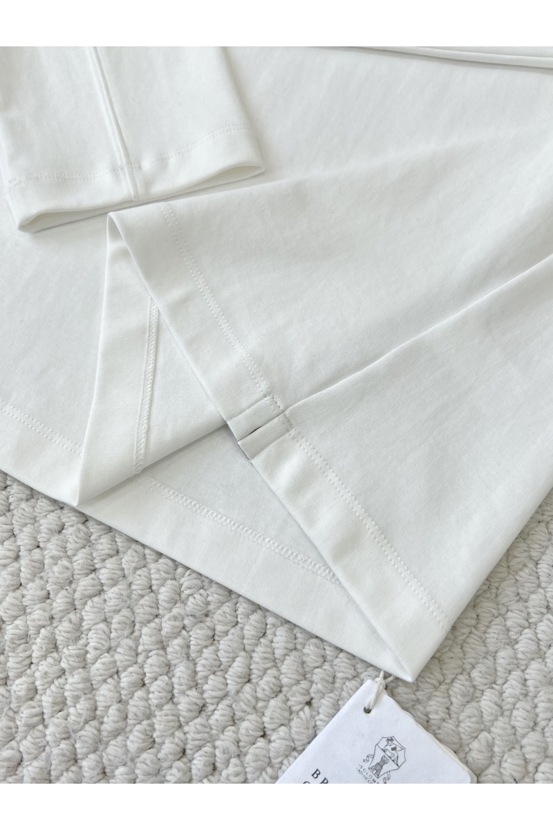 Designer Мужской белый лонгслив Premium