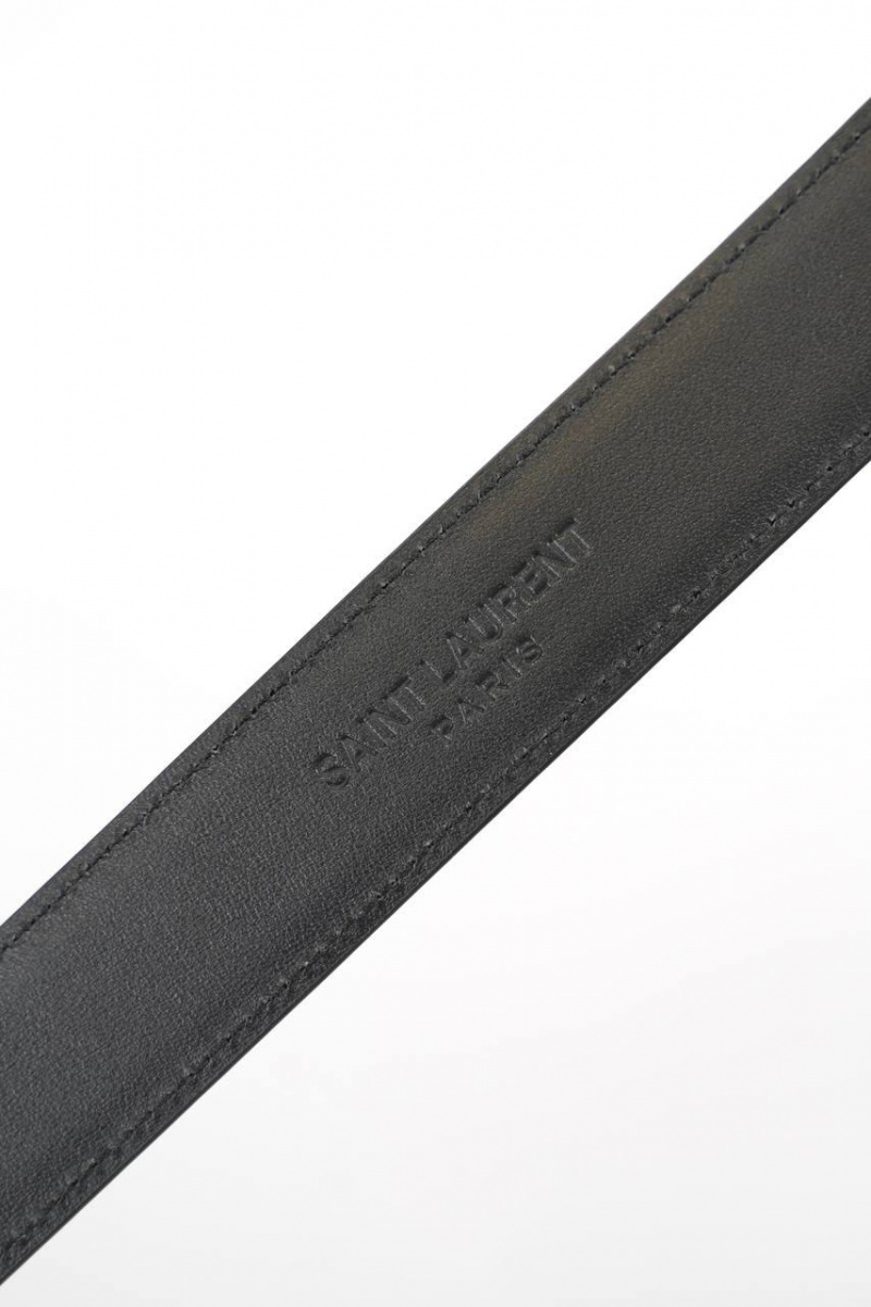 Yves Saint Laurent Кожаный ремень Cassandre (ширина 3 см, длина 80 / 85 см)