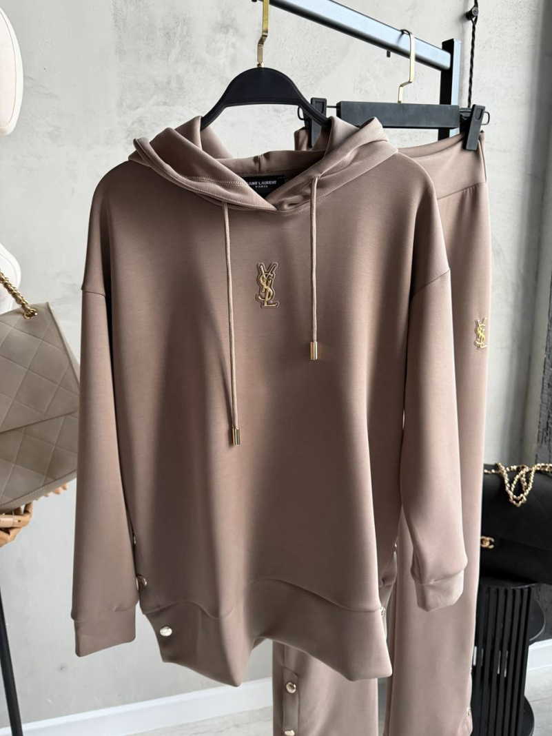 Yves Saint Laurent Женский бежевый костюм premium