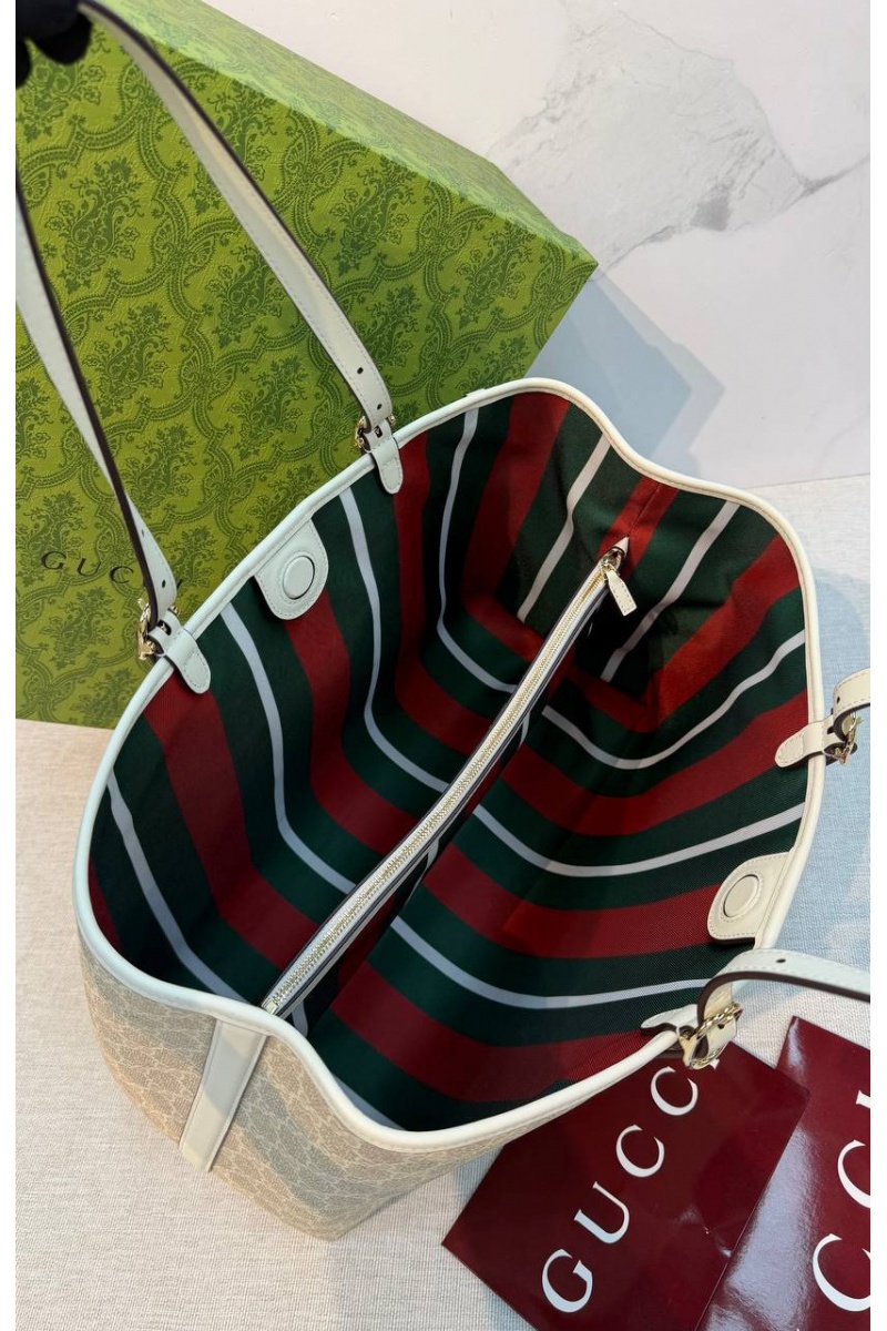 Gucci Кожаная сумка GG Emblem premium 38x25x15 см