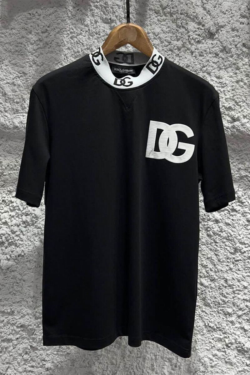 Dolce&Gabbana Чёрная оверсайз футболка logo-print