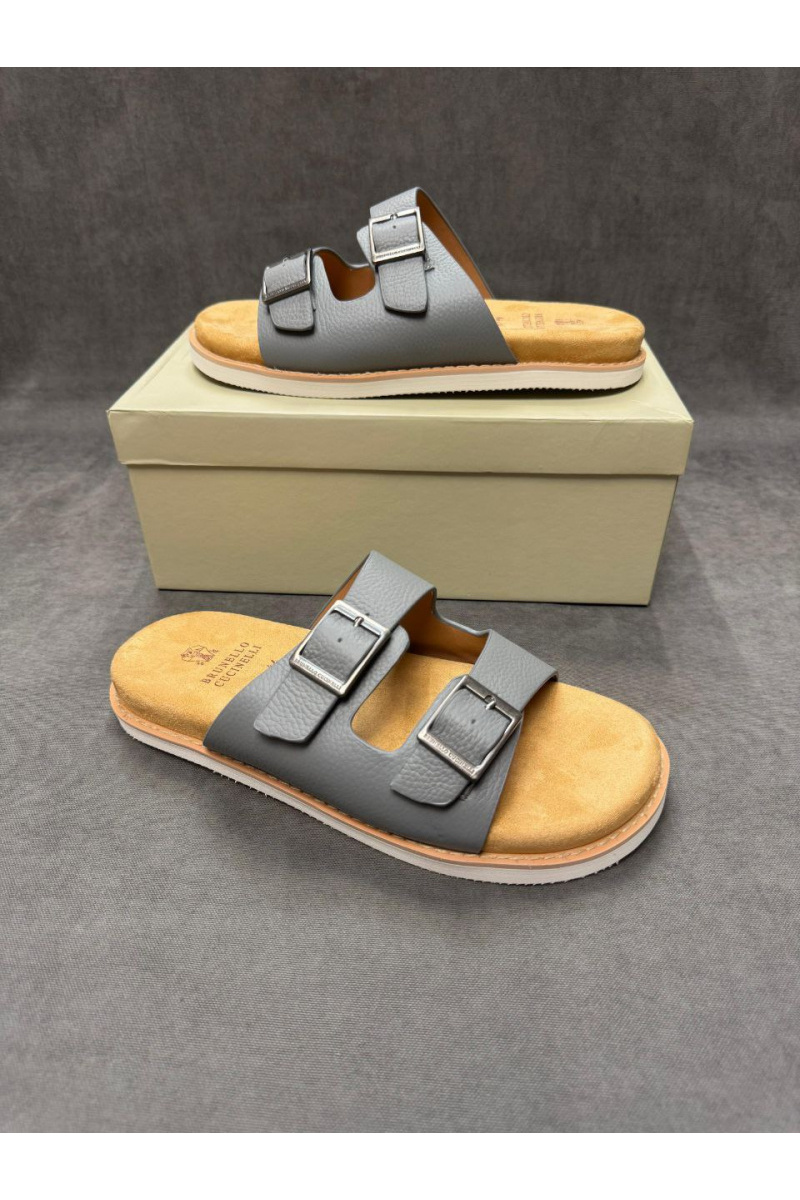 Designer Кожаные шлёпанцы Urban - Grey