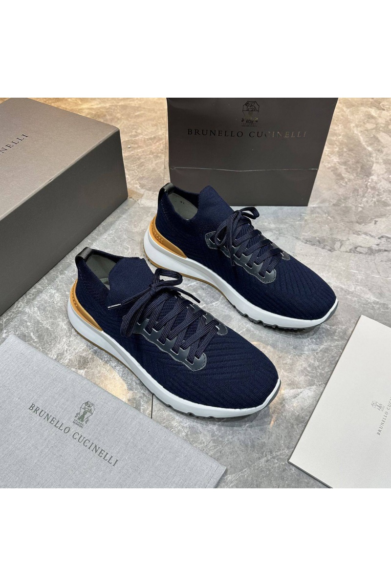 Designer Мужские кроссовки knitted - Navy