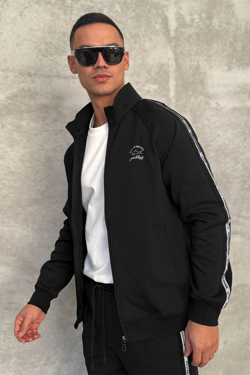 Paul & Shark Чёрная кофта на молнии 