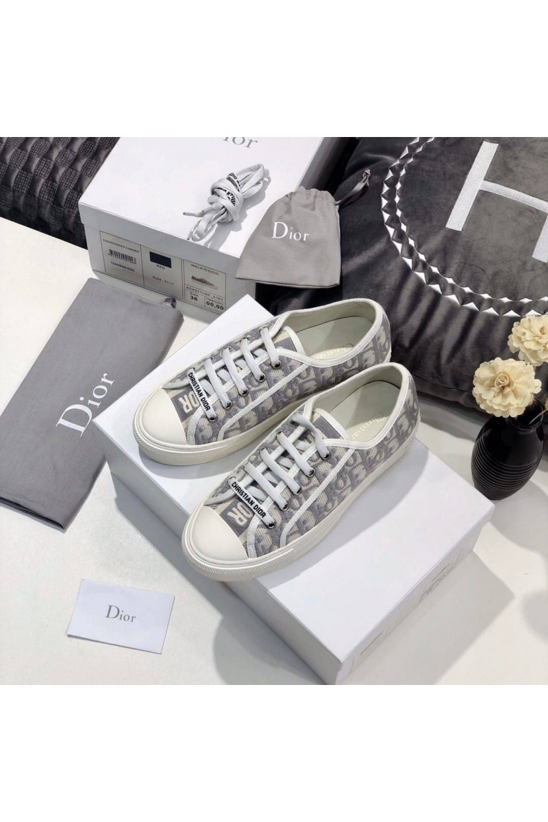 Dior Женские кроссовки Walk'n'Dior Oblique motif