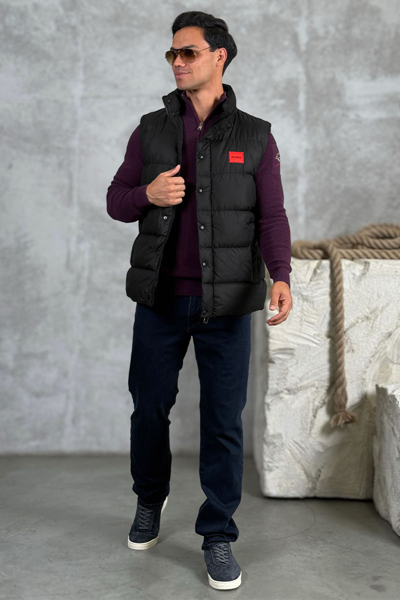 Hugо Воss Чёрный жилет