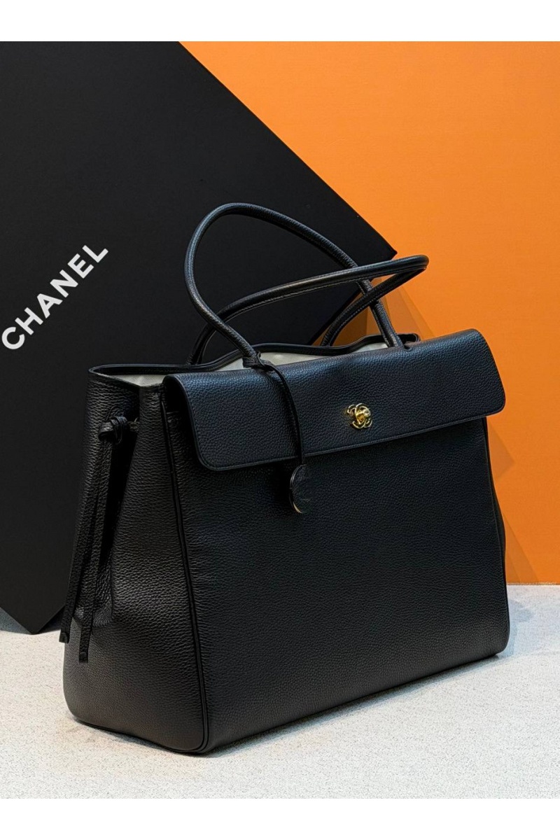 Chаnеl Кожаная сумка Shopping premium 45x32x17 см