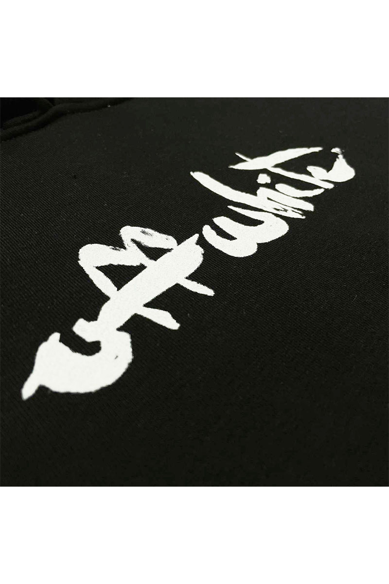 Off-White Худи чёрного цвета "Arrow" logo-print