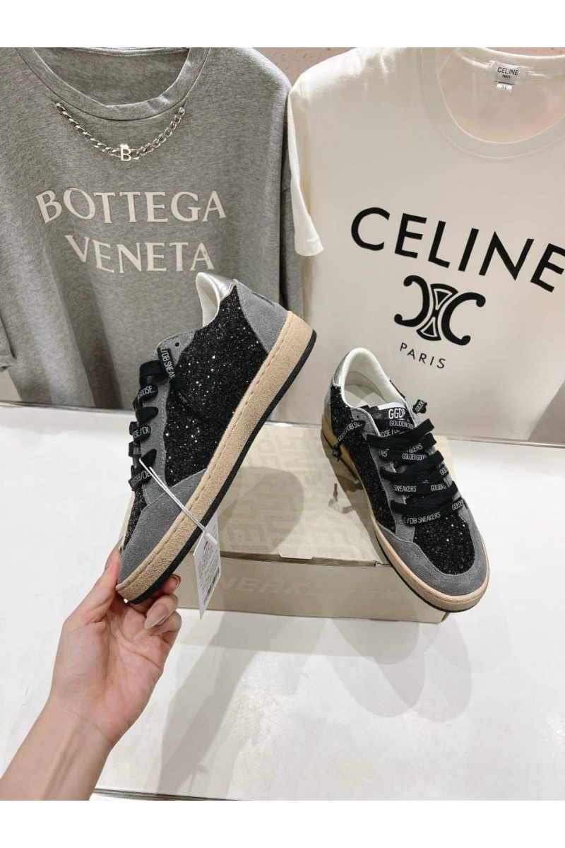 Designer Clothing Женские кожаные кроссовки Golden Goose Super Star premium