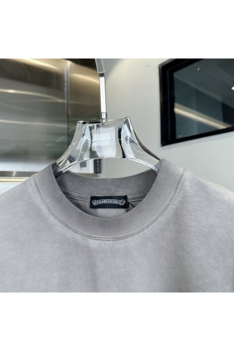 Chrome Hearts Бежевая оверсайз футболка Premium