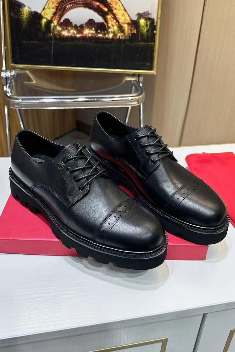 Salvatore Ferragamo Мужские кожаные ботинки 