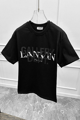 Чёрная оверсайз футболка Lanvin Gallery Dept.