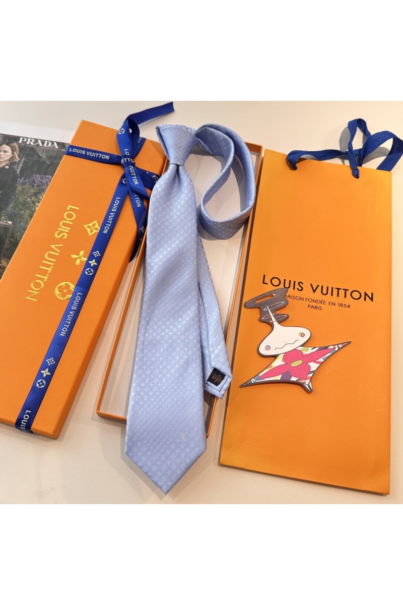 Lоuis Vuittоn Галстук Monogram premium - Blue
