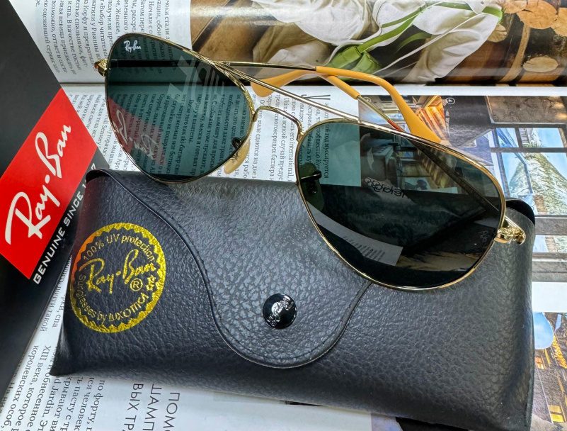 Ray Ban Солнцезащитные очки Aviator Large Metal