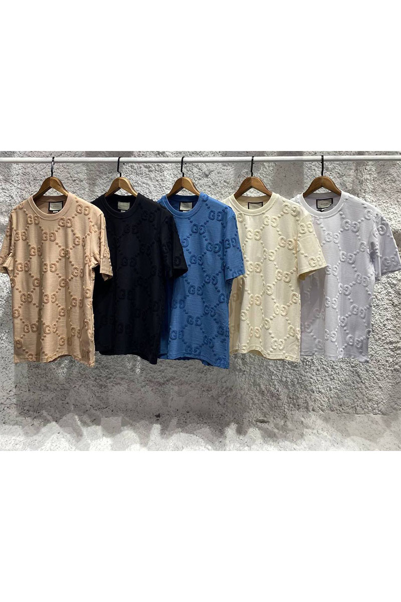 Gucci Чёрная оверсайз футболка GG monogram 