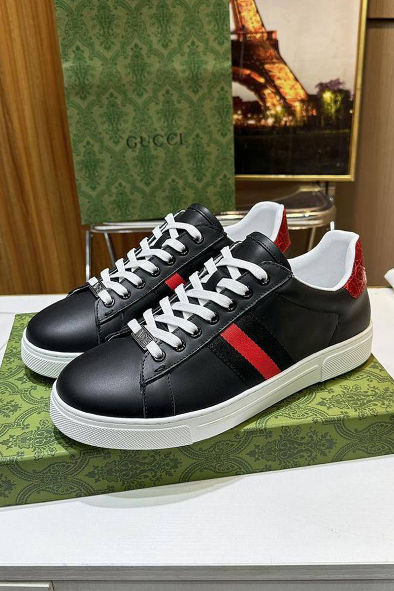 Gucci Мужские кроссовки Ace - Black