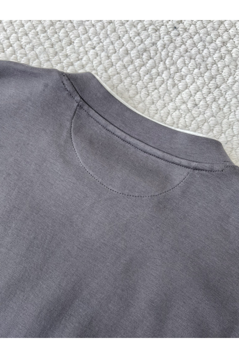 Designer Мужской тёмно-серый лонгслив Premium