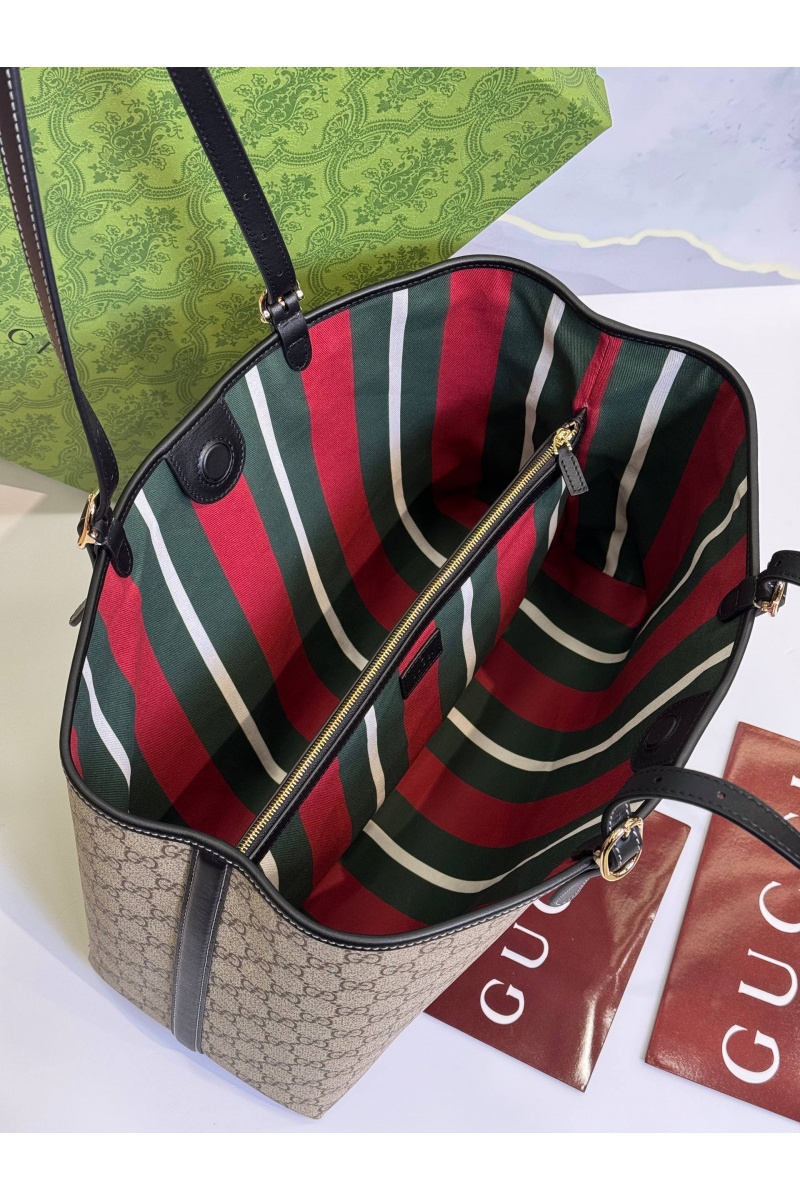 Gucci Кожаная сумка GG Emblem premium 38x25x15 см