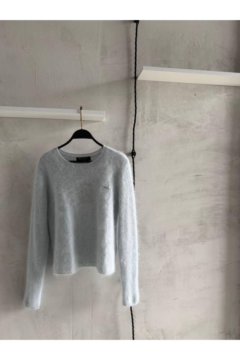 Loro Piana Женский шерстяной свитер premium