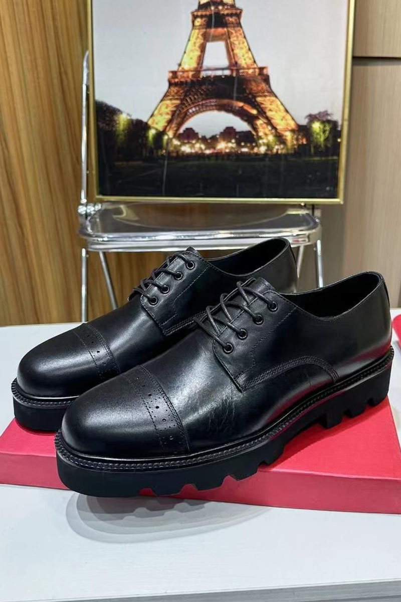 Salvatore Ferragamo Мужские кожаные ботинки 