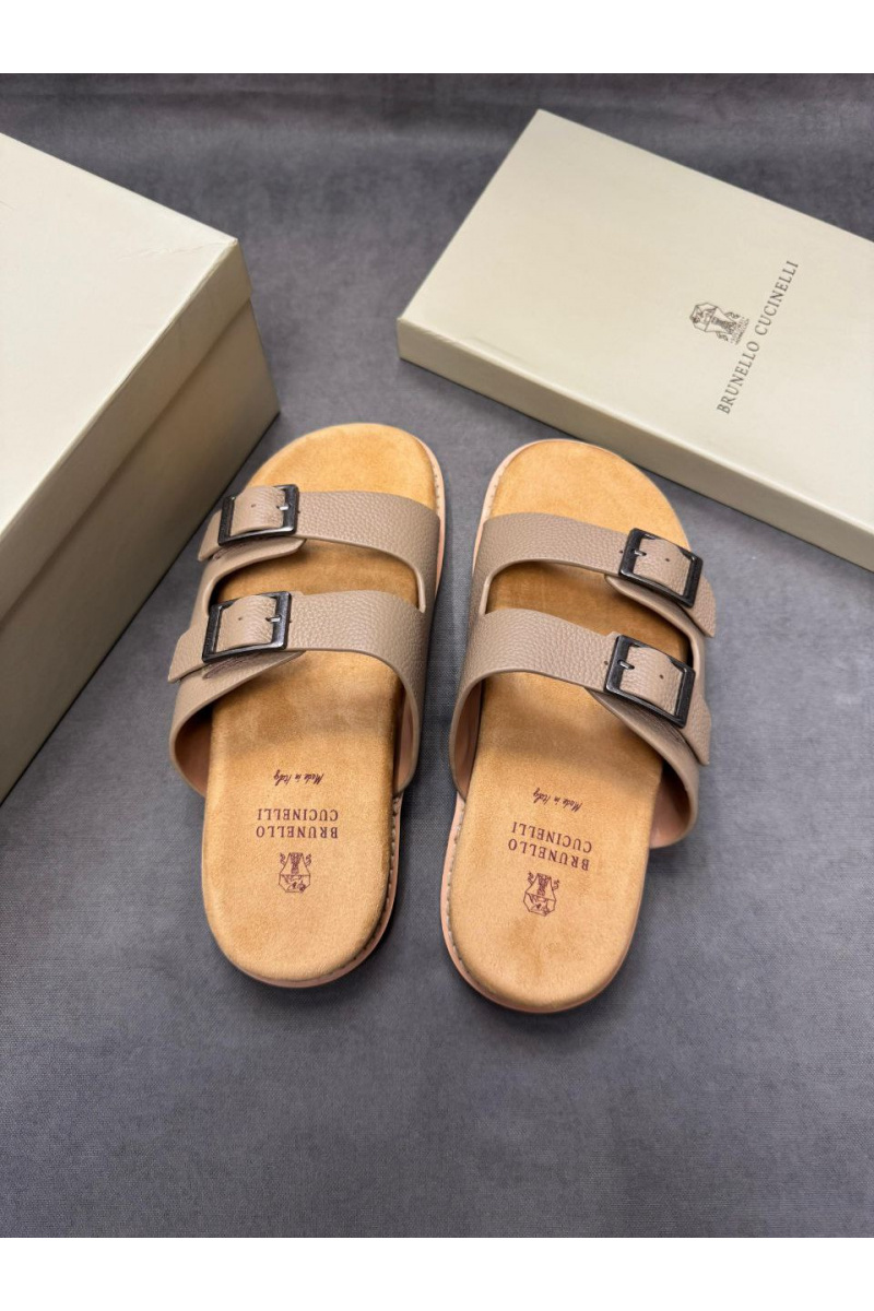 Designer Кожаные шлёпанцы Urban - Beige