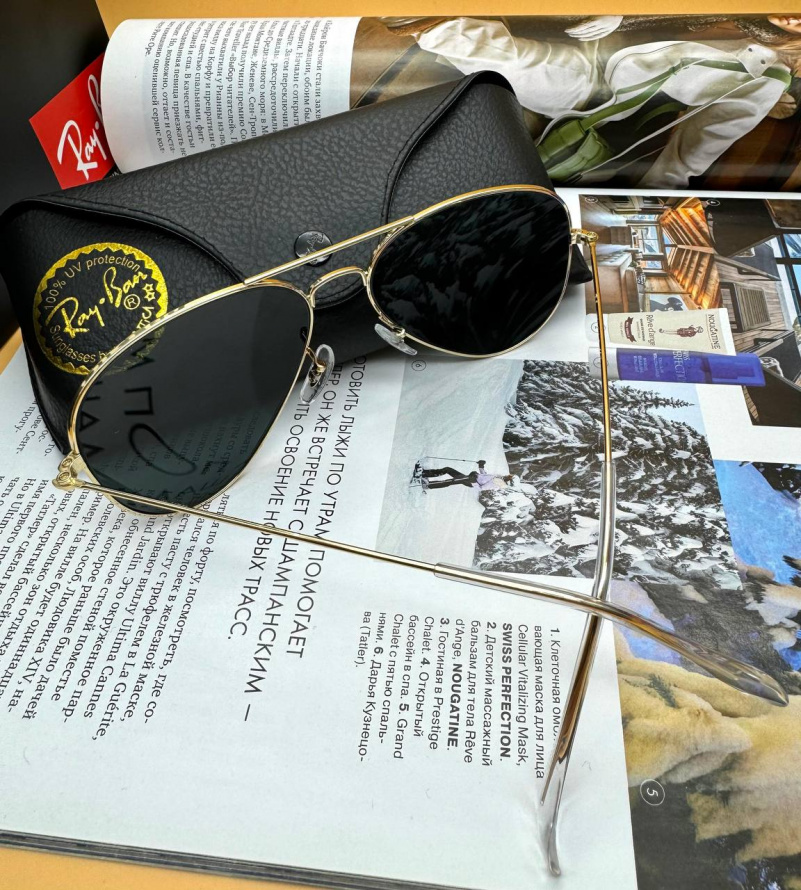 Ray Ban Солнцезащитные очки Aviator Large Metal