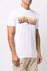 Мужская белая футболка logo-print