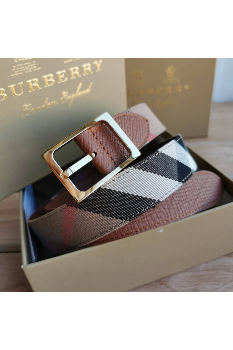 Burberry Кожаный ремень (ширина 3 см)