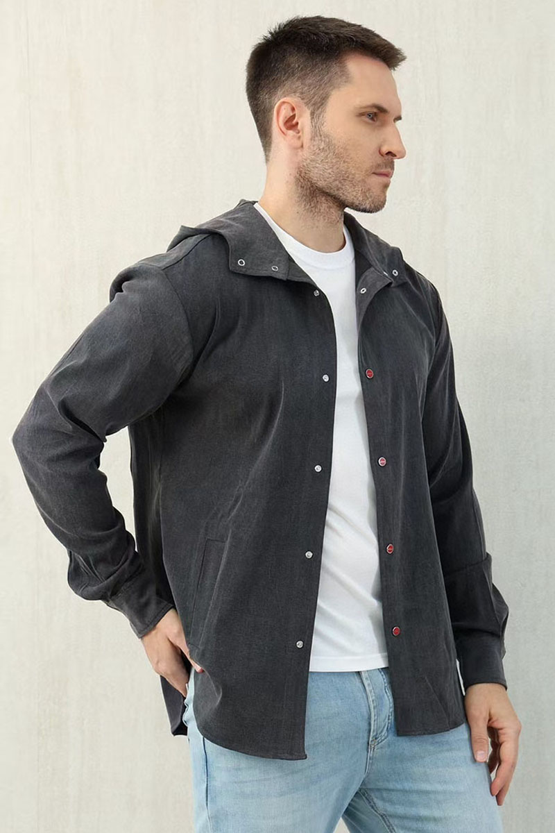 Kiton Мужская рубашка Premium - Grey Denim