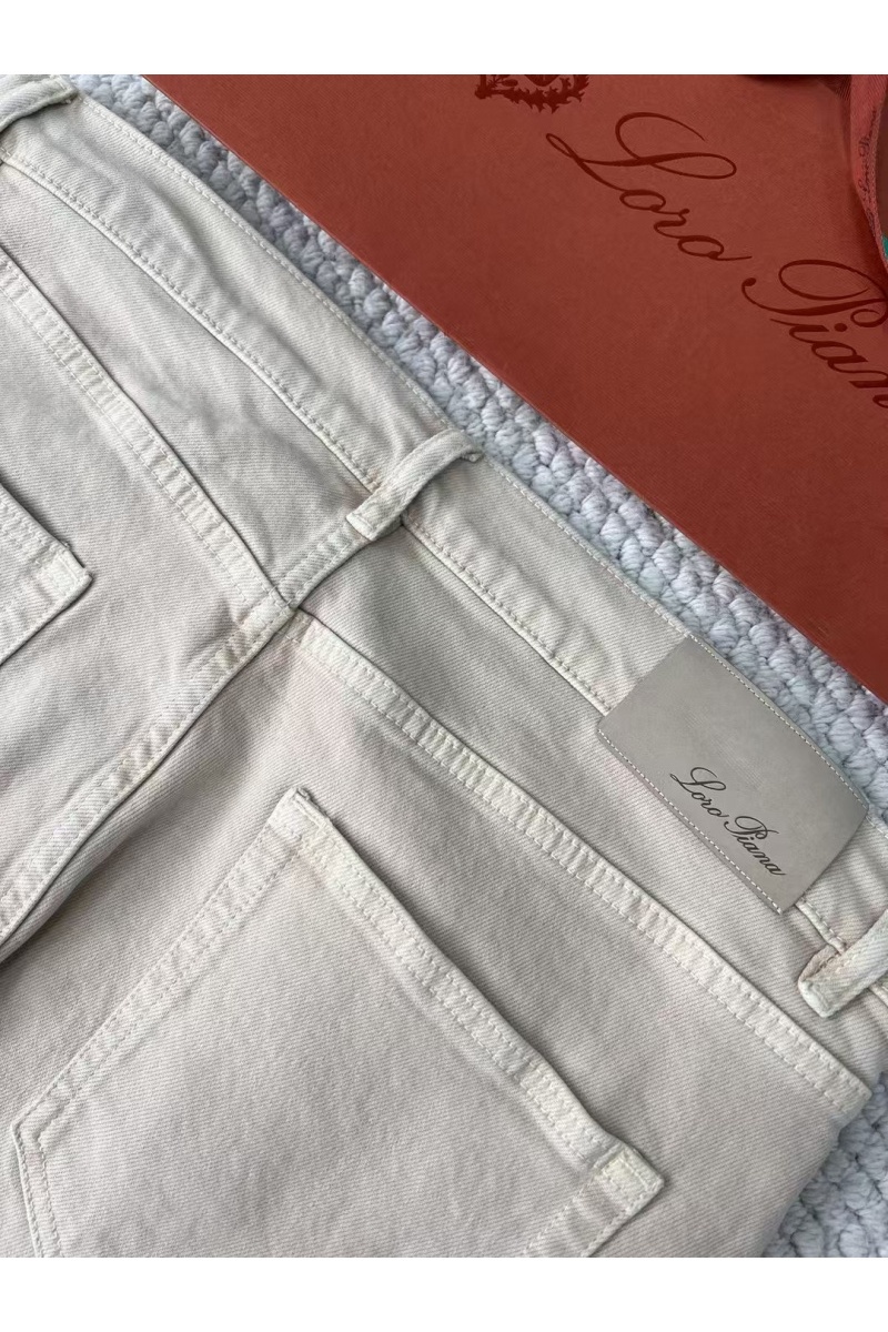 Loro Piana Мужские бежевые джинсы Premium