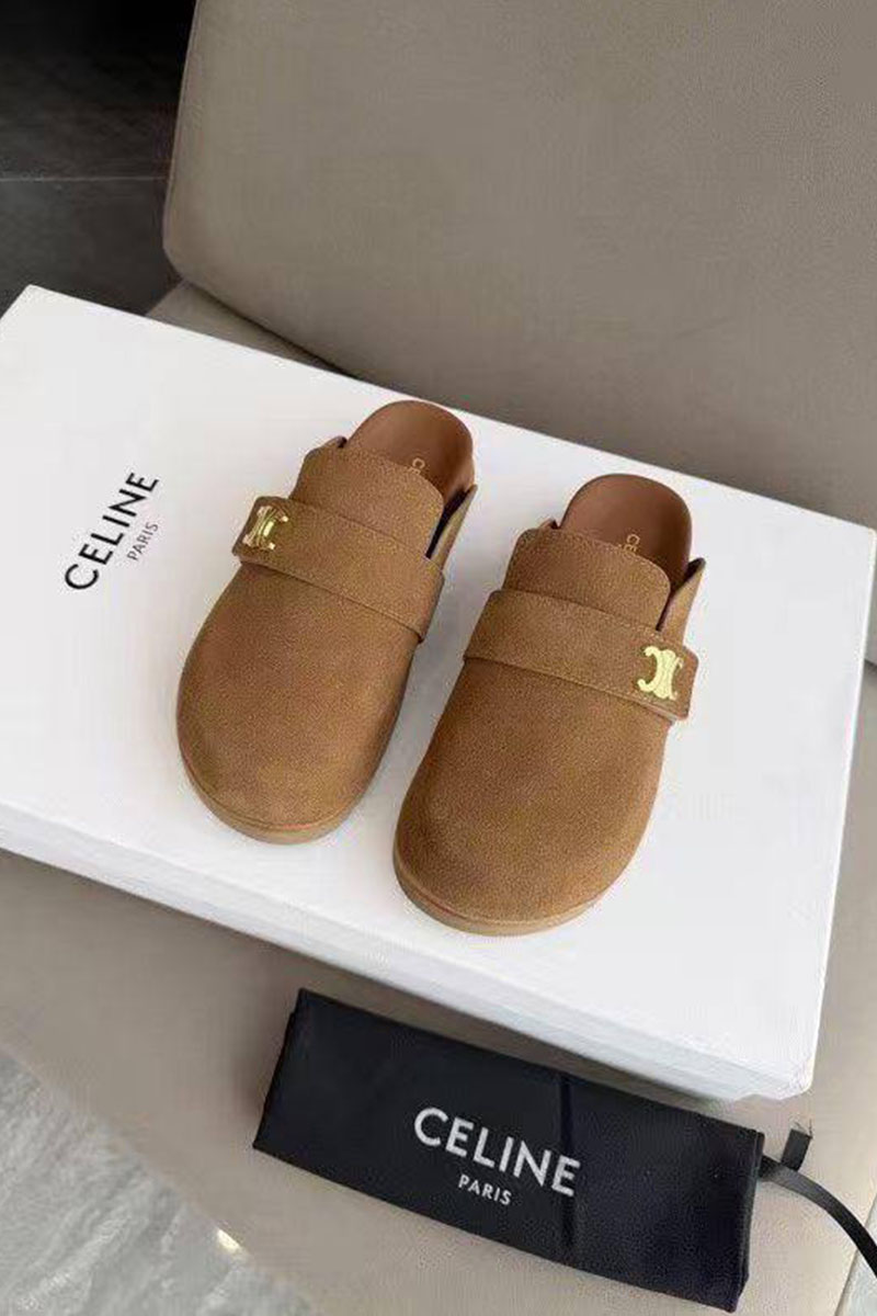 Celine Женские замшевые мюли 