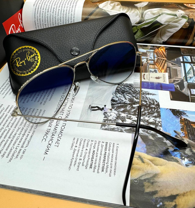 Ray Ban Солнцезащитные очки Aviator Large Metal