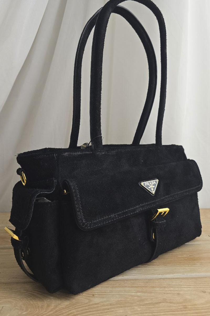 Prada Замшевая сумка 30x16 см